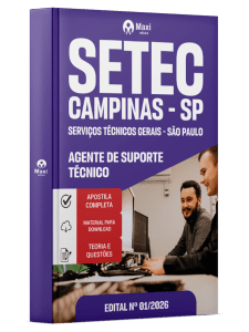 Apostila SETEC Campinas-SP 2026 em PDF - Agente de Suporte Técnico