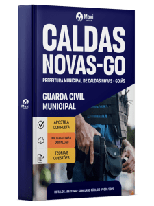 Apostila Prefeitura de Caldas Novas-GO 2026 - Guarda Civil Municipal