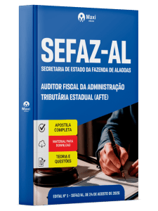 Apostila SEFAZ-AL 2026 em PDF - Auditor Fiscal da Administração Tributária Estadual (AFTE)