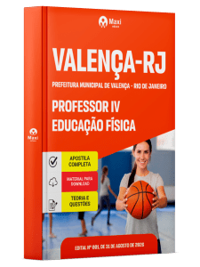 Apostila Prefeitura de Valença-RJ 2026 em PDF - Professor IV - Educação Física