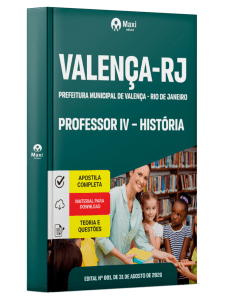 Apostila Prefeitura de Valença-RJ 2026 em PDF - Professor IV - História