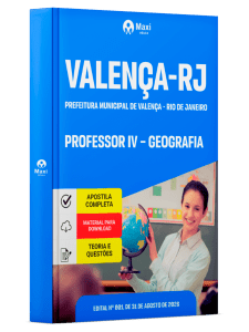 Apostila Prefeitura de Valença-RJ 2026 em PDF - Professor IV - Geografia