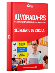 Apostila Prefeitura de Alvorada-RS 2026 - Secretário de Escola