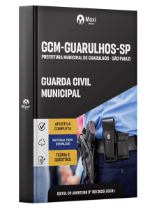 Apostila Prefeitura de Guarulhos-SP 2026 em PDF - Guarda Civil Municipal