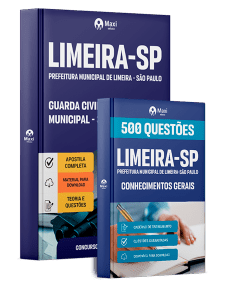 Combo Prefeitura de Limeira - SP 2026 - Guarda Civil Municipal - 3ª Classe