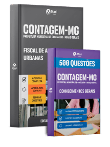 Combo Prefeitura de Contagem - MG 2026 - Fiscal de Atividades Urbanas