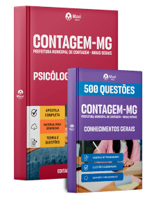 Combo Prefeitura de Contagem - MG 2026 - Psicólogo
