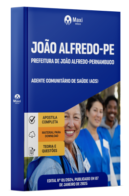 Apostila Prefeitura de João Alfredo - PE 2025 - Agente Comunitário de Saúde (ACS)