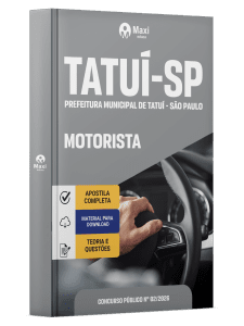 Apostila Prefeitura de Tatuí-SP 2026 - Motorista