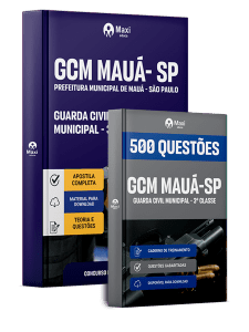 Combo Prefeitura de Mauá-SP 2026 - Guarda Civil Municipal - 3ª Classe