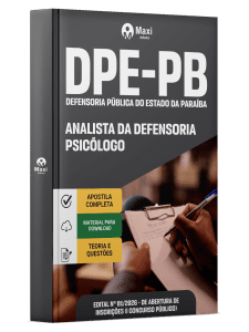 Apostila DPE-PB 2026 em PDF - Analista da Defensoria - Psicólogo