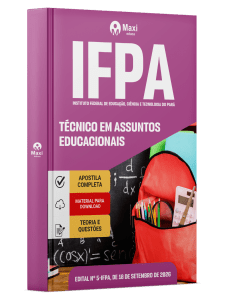 Apostila IFPA 2026 - Técnico-Administrativo em Educação - Técnico em Assuntos Educacionais
