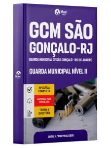 Apostila Prefeitura de São Gonçalo-RJ 2026 - Guarda Municipal Nível II