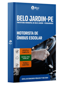 Apostila Prefeitura de Belo Jardim-PE 2026 - Motorista de Ônibus Escolar