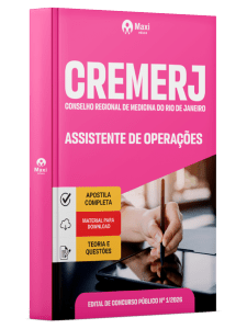 Apostila CREMERJ 2026 em PDF - Assistente de Operações