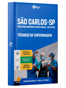 Apostila Prefeitura de São Carlos-SP 2026 em PDF - Técnico de Enfermagem