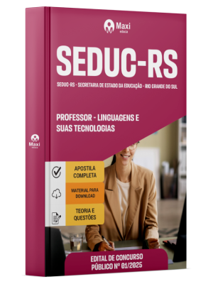 Apostila SEDUC-RS - Secretaria de Educação do Estado do Rio Grande do Sul - 2025 - Professor - Linguagens e suas Tecnologias