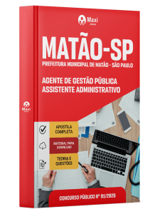 Apostila Prefeitura de Matão-SP 2026 - Agente de Gestão Pública - Assistente Administrativo