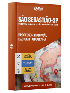 Apostila Prefeitura de São Sebastião-SP 2026 - Professor Educação Básica II - Geografia