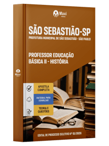 Apostila Prefeitura de São Sebastião-SP 2026 - Professor Educação Básica II - História