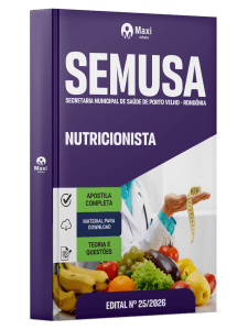 Apostila SEMUSA Porto Velho-RO 2026 - Nutricionista