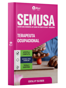 Apostila SEMUSA Porto Velho-RO 2026 - Terapeuta Ocupacional