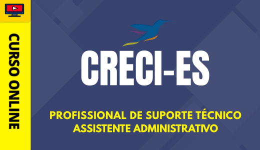 Curso CRECI-ES 2026 - Profissional de Suporte Técnico - Assistente Administrativo