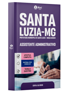 Apostila Prefeitura de Santa Luzia-MG 2026 - Assistente Administrativo