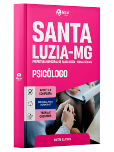 Apostila Prefeitura de Santa Luzia-MG 2026 - Psicólogo