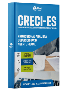 Apostila CRECI-ES 2026 - Profissional Analista Superior (PAS) - Agente Fiscal