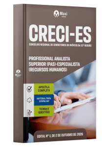 Apostila CRECI-ES 2026 - Profissional Analista Superior (PAS)-Especialista (Recursos Humanos)