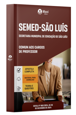 Apostila SEMED São Luís-MA 2025 - Comum aos cargos de Professor
