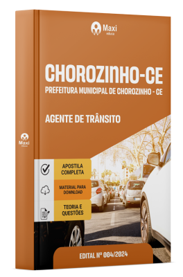 Apostila Prefeitura De Chorozinho-CE 2024 - Agente de Trânsito