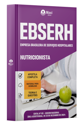 Apostila EBSERH 2024 - Nutricionista