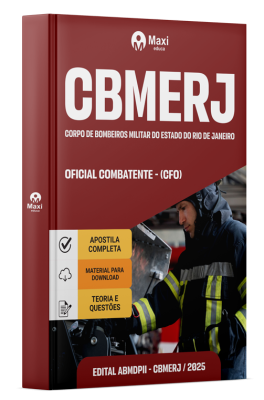 Apostila CBMERJ  2024 - Oficial Combatente - (CFO)