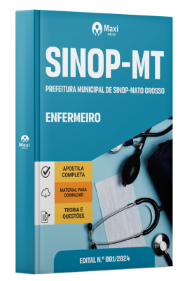 Apostila Prefeitura de Sinop-MT 2024 - Enfermeiro