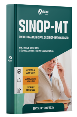 Apostila Prefeitura de Sinop-MT 2024 - Multimeios Didaticos (Técnico Administrativo Educacional)