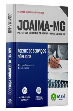 Apostila Prefeitura de Joaíma - MG - 2024