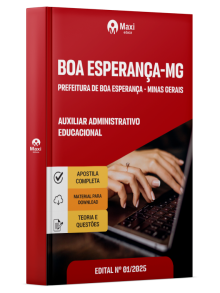 Apostila Prefeitura de Boa Esperança - MG - 2025