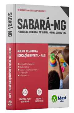 Apostila Prefeitura de Sabará  - MG - 2023