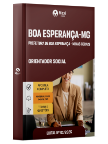 Apostila Prefeitura de Boa Esperança - MG - 2025