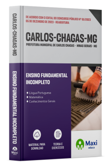 Apostila Prefeitura de Carlos Chagas - MG - 2024
