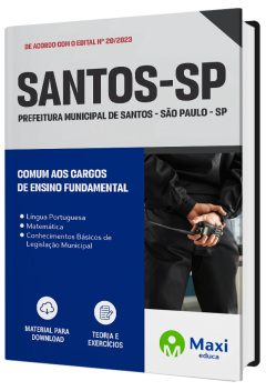 Apostila Prefeitura de Santos - SP - 2023