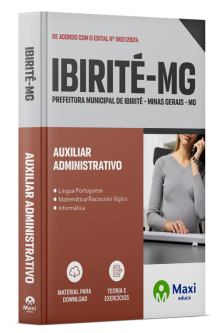 Apostila Prefeitura de Ibirité - MG - 2024