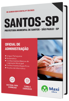 Apostila Prefeitura de Santos - SP - 2023