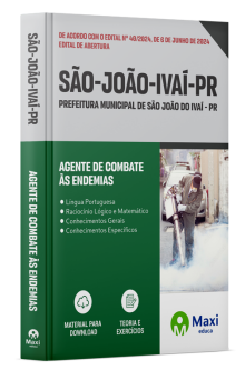 Apostila Prefeitura De São João Do Ivaí - PR - 2024