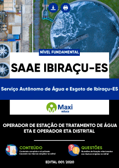 Apostila Serviço Autônomo de Água e Esgoto de Ibiraçu-ES - Operador de Estação de Tratamento de Água - ETA e Operador ETA Distrital