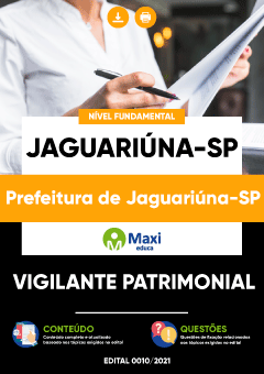 Apostila Digital em PDF da Prefeitura de Jaguariúna-SP