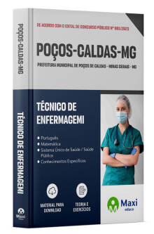 Apostila Prefeitura de Poços de Caldas - MG - 2024