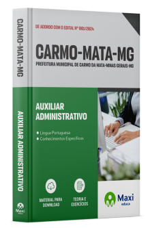 Apostila Prefeitura de Carmo da Mata - MG - 2024